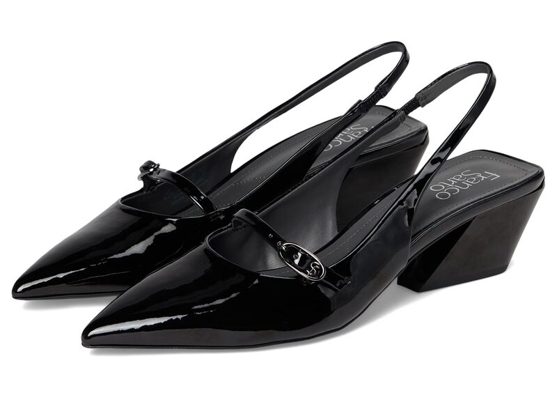 フランコサルト レディース シューズ ヒール Franco Sarto Galin Black Patent Faux ブラック|ReVida 店