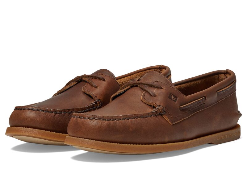 スペリー メンズ シューズ レース Sperry A/O 2-Eye Cross Lace Brown ブラウン