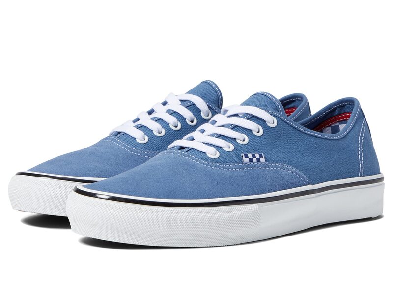バンズ メンズ シューズ スニーカー Vanskate Authentic Moonlight Blue/True White 白いこと