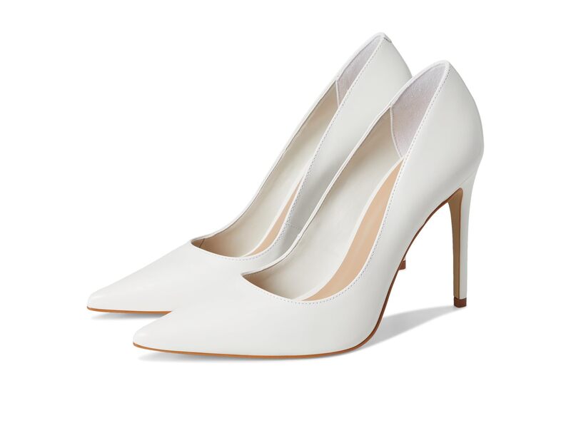 スティーブ マデン レディース シューズ 踵 Steve Maddenoir White Leather 白いこと