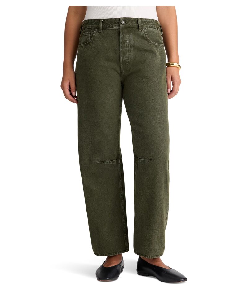 メイドウェル レディース ボトムス デニムパンツ Madewell Darted Barrel-Leg Jean in Mossy Umber Mossy Umber 22,260円