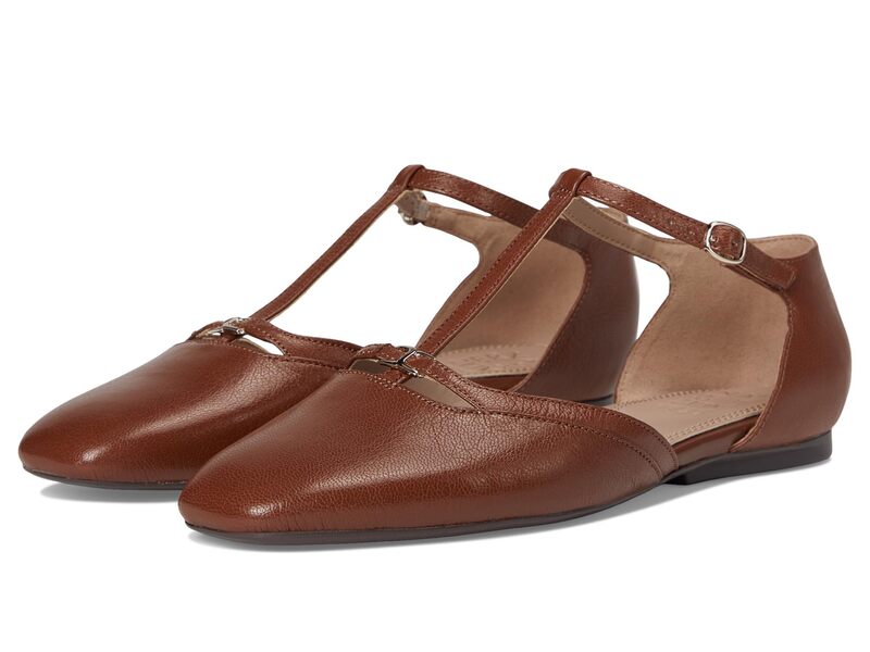ナチュライザー レディース シューズ サンダル Naturalizer Caresse Caramel Brown Leather ブラウン