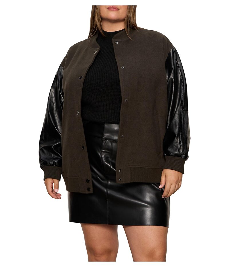 サンクチュアリー レディース アウター コート ジャケット Sanctuary Club Varsity Jacket Midnight Olive オリーブ