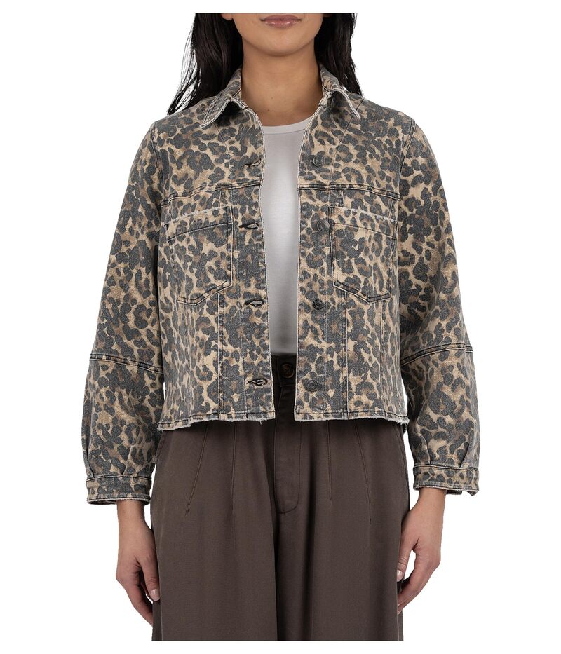 カットフロムザクロス レディース アウター コート ジャケット KUT from the Kloth Bailey Button Front Jacketan/Brown ブラウン