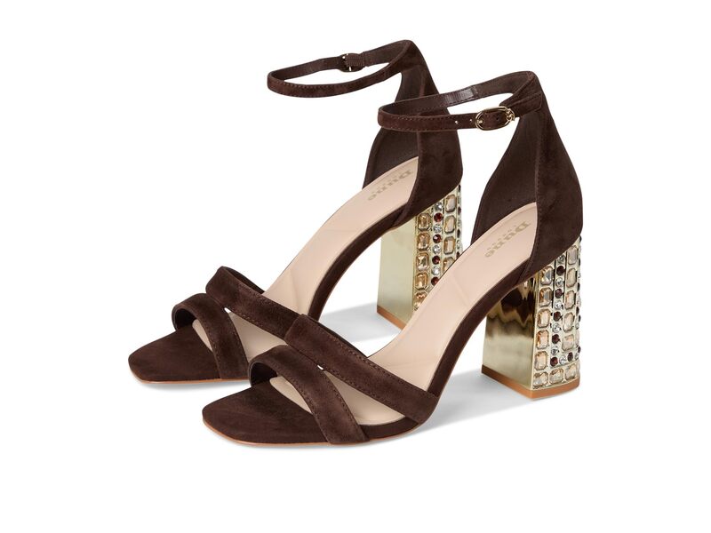 デューンロンドン レディース シューズ ヒール Dune London Majestical Brown Suede ブラウン|ReVida 店