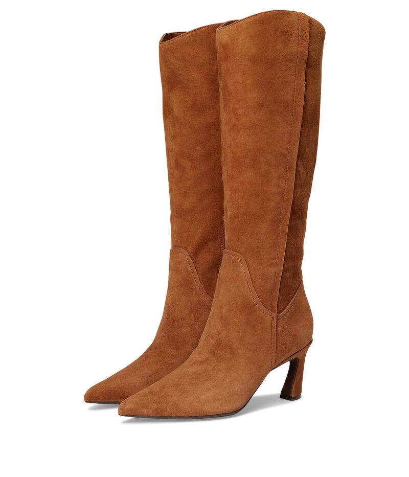 ナチュライザー レディース シューズ ブーツ・レインブーツ Naturalizer Emily Narrow Calf Knee High Boots Dark Chestnut Brown Suede ブラウン