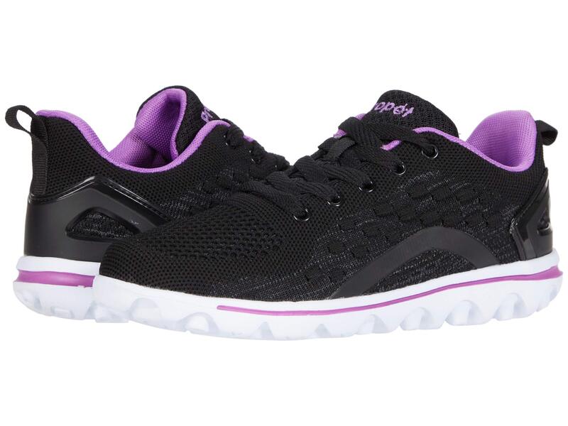 労働者階級愛玩動物 レディース シューズ スニーカー PropetravelActive Axial Black/Purple 黒いこと
