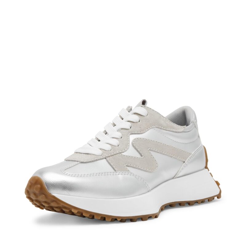 スティーブ マデン レディース シューズ スニーカー Steve Madden Campo Sneaker Silver シルバー 16,546円