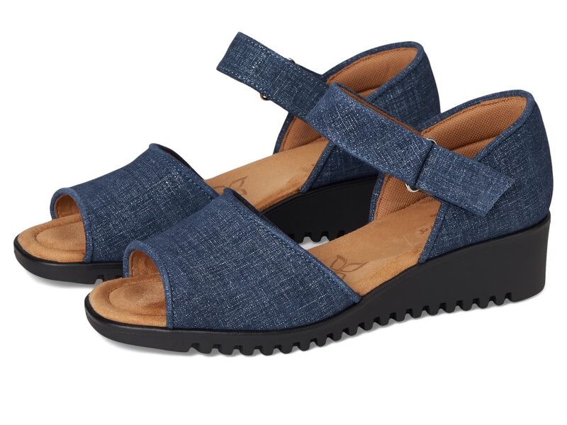 コンフォーティバ レディース シューズ ヒール Comfortiva Daniella Denim デニム