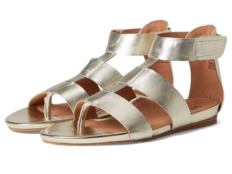 ソフトウォーク レディース シューズ サンダル SoftWalk Cabo Champagne シャンパン|ReVida 店