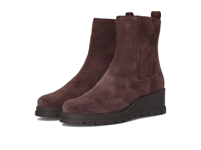ラッキーブランド レディース シューズ ブーツ・レインブーツ チェルシーブーツ チェルシー Lucky Brand Sondruh Wedge Chelsea Boots Chocolate チョコレート|ReVida 店