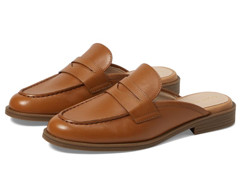 コールハーン レディース シューズ スリッポン・ローファー Cole Haan Stassi Penny Mule Pecan Leather
