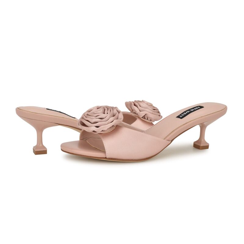 ナインウェスト レディース シューズ ヒール Nine West Dhalia Light Pink Satin ピンク|ReVida 店