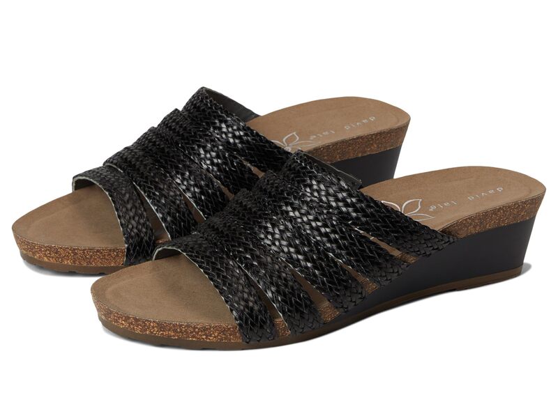 ダイビッドテイト レディース シューズ ヒール David Tate Fabiana Black ブラック｜ReVida 店 12,565円