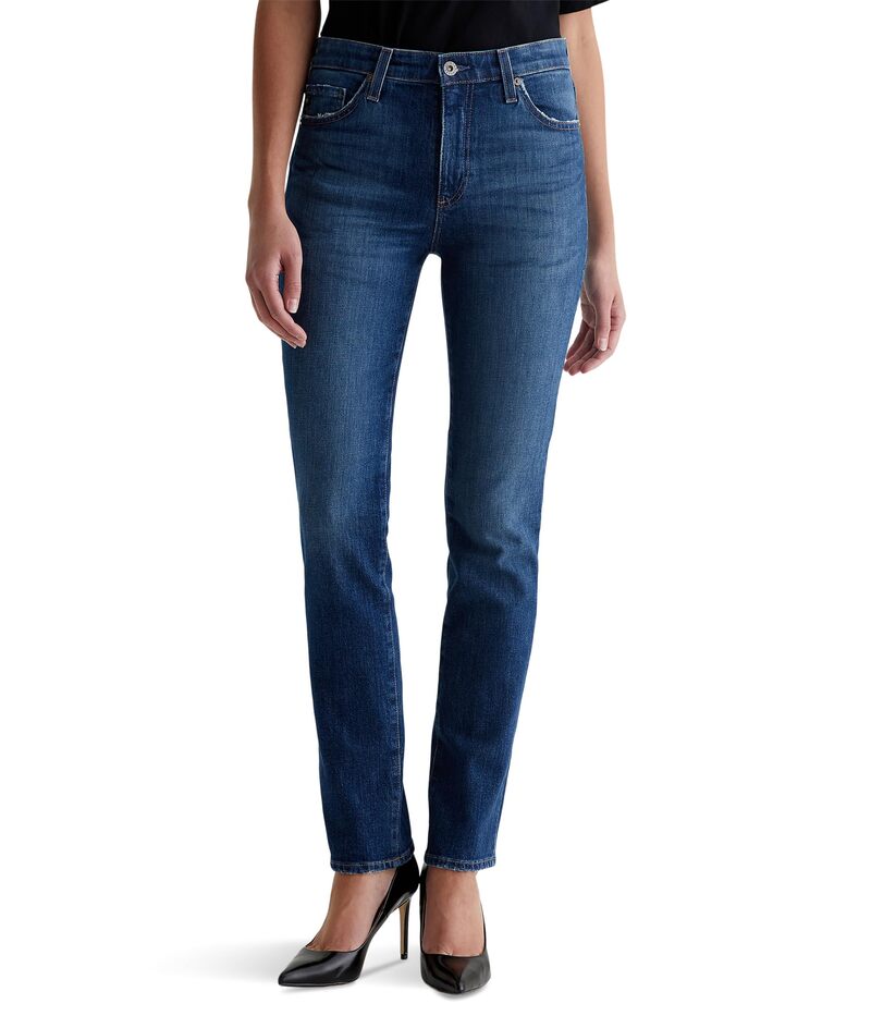 エージージーンズ レディース ボトムス デニムパンツ AG Jeans Mari Mid-Rise Slim Straight Jeans in Mykonos