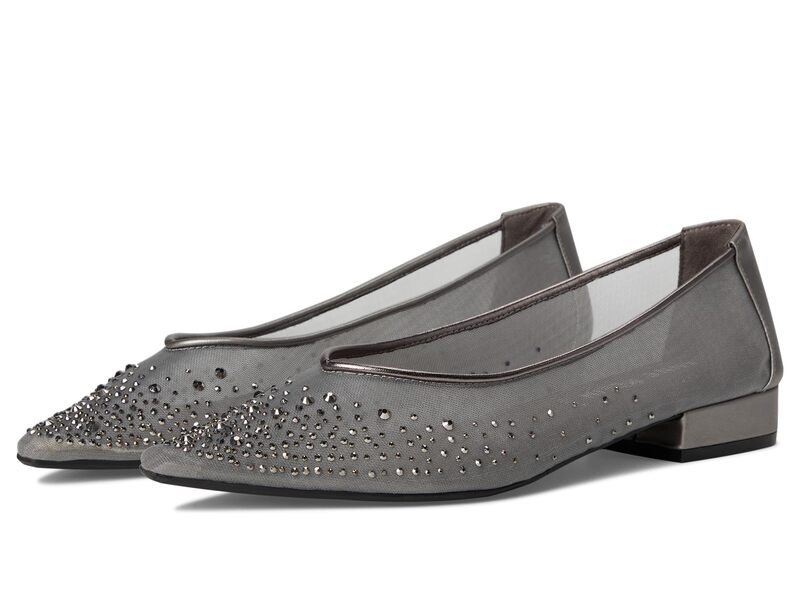 アンクライン レディース シューズ ヒール Anne Klein Carlisle-C Gunmetal Crystal ガンメタル|ReVida 店