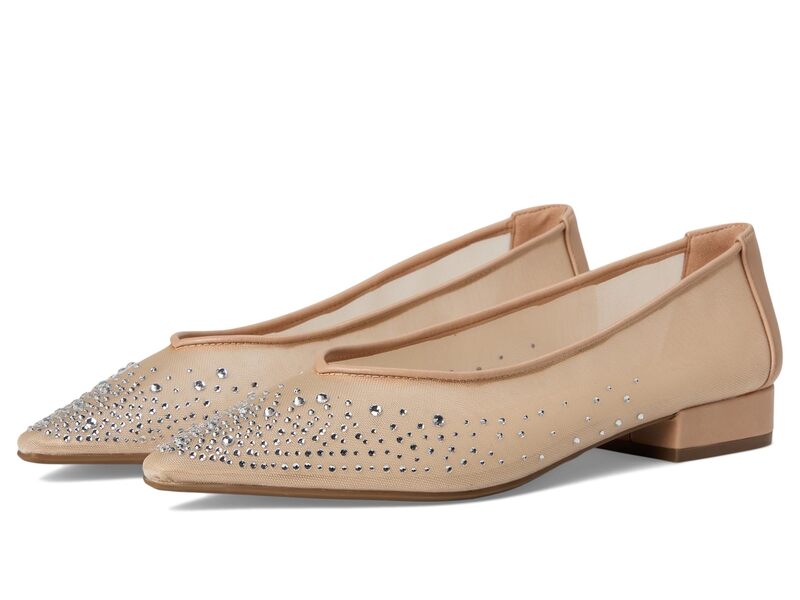 アンクライン レディース シューズ 踵 Anne Klein Carlisle-C Nude Crystal 靴-レディース靴