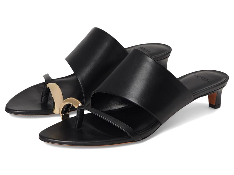 ヴィンス レディース シューズ ヒール サンダル Vince Suzie Slide Sandals Black ブラック|ReVida 店