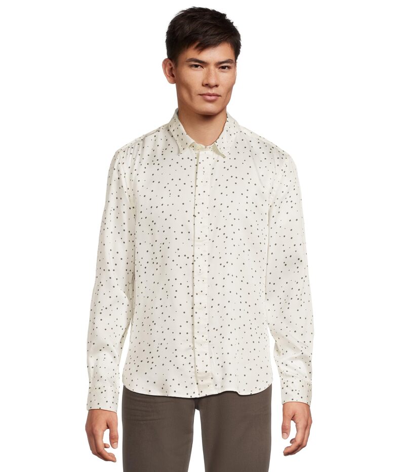ジョンバルベイトス メンズ トップス シャツ John Varvatos Rodney Shirt W673W25 White ホワイト