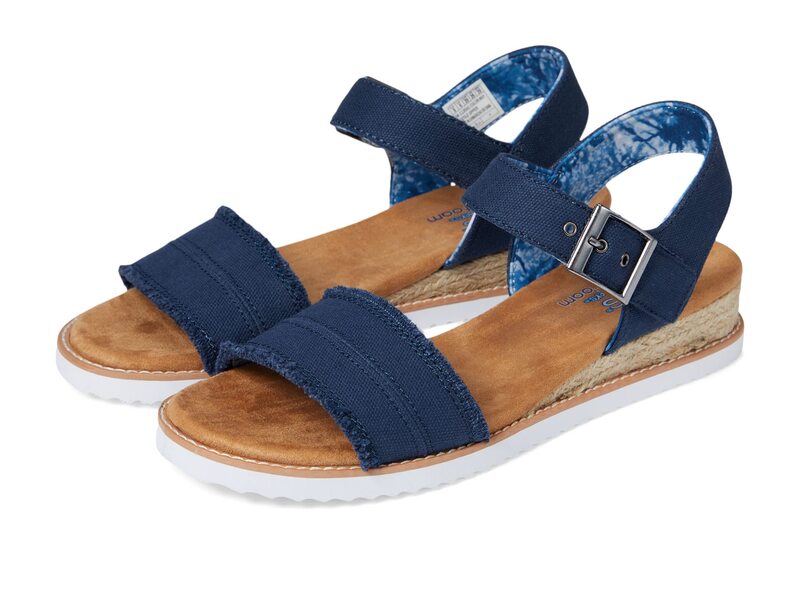 スケッチャーズ レディース シューズ 踵 BOBS from SKECHERS Desert Kiss - Adobe Princess Navy 米国海軍