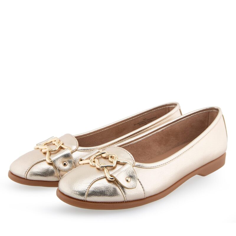 エアロソールズ レディース シューズ ヒール Aerosoles Bia Soft Gold PU ゴールド｜ReVida 店