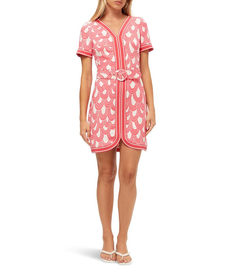 トリーナターク レディース トップス 衣装 Trina Turk Motion Dress Coral Crush/Whitewash コーラル