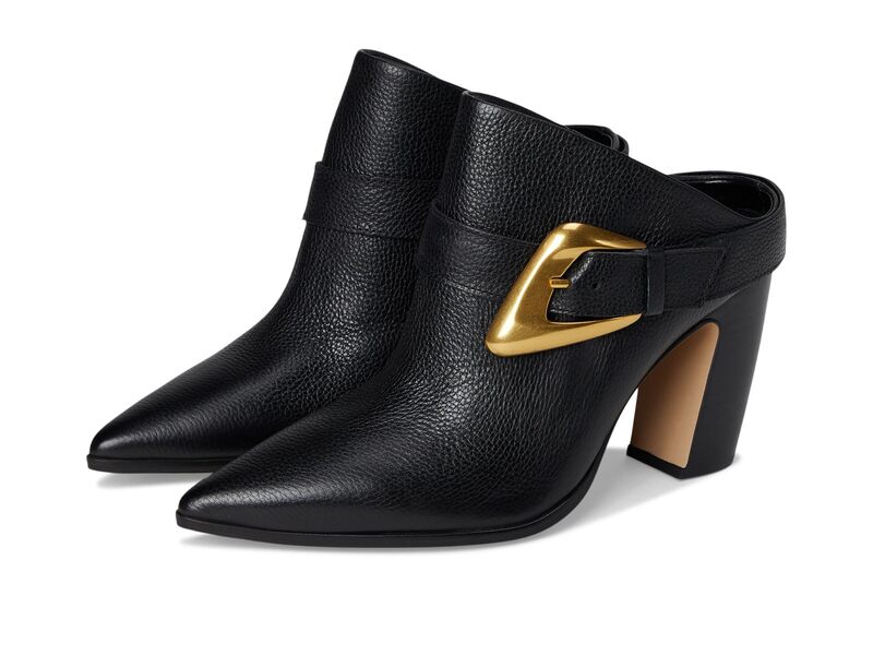 ヴィンスカムート レディース シューズ 踵 Vince Camuto Baily Higheel Buckle Mule Black 黒いこと