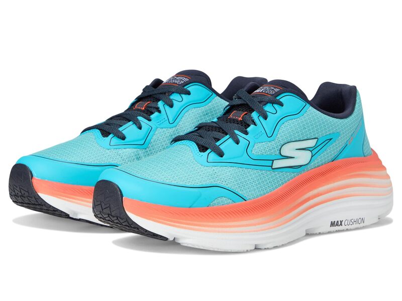 スケッチャーズ メンズ シューズ スニーカー SKECHERS Max Cushioning Endeavour Blue/Orange ブルー｜ReVida 店