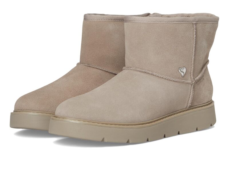スケッチャーズ レディース シューズ ブーツ・レインブーツ SKECHERS Keepsakes Cozy - Cozy Shorty Hands Free Slip-ins Taupe トープ