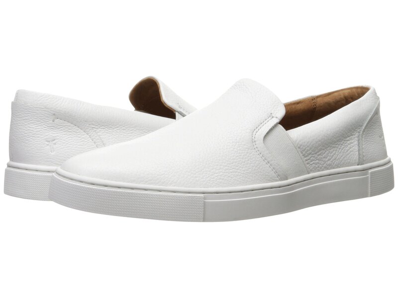 飛球 レディース シューズ スニーカー Frye Ivy Slip On White Tumbled Bovine 白いこと