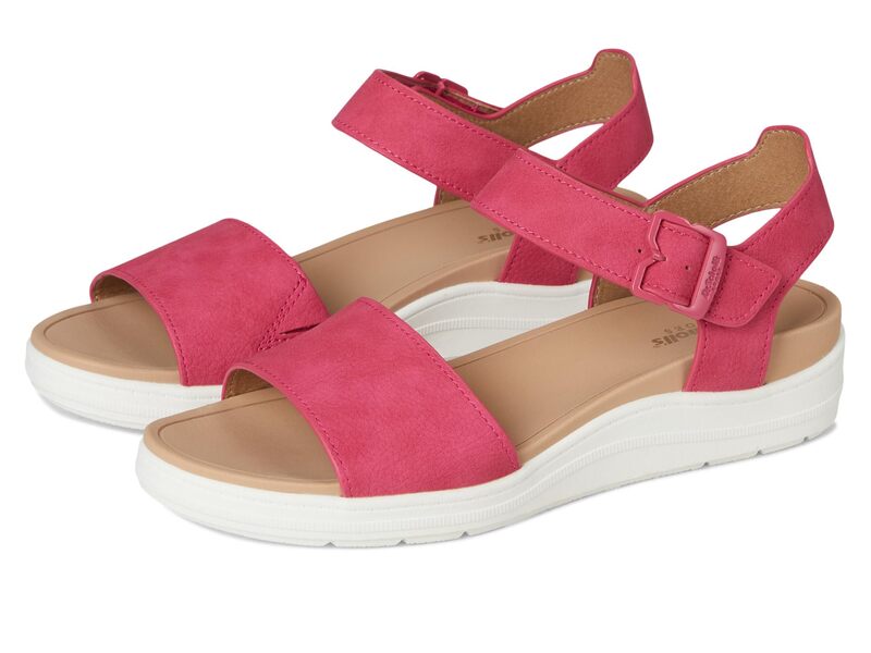 ドクター・ショール レディース シューズ サンダル Dr. Scholl's Time Off Sky Pink Punch Faux Leather ピンク