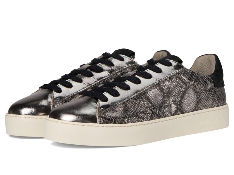 オールセインツ レディース シューズ スニーカー AllSaintshana Met Sneakersilver/Black ブラック|ReVida 店
