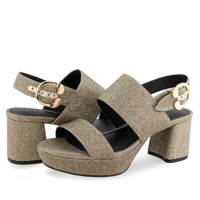 エアロソールズ レディース シューズ ヒール Aerosoles Camera Soft Gold Fabric ゴールド