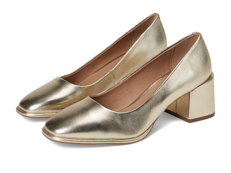 エアロソールズ レディース シューズ ヒール Aerosoles Alae Soft Gold Leather ゴールド