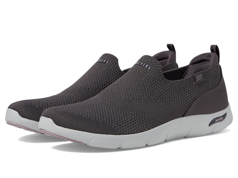 スケッチャーズ レディース シューズ スニーカー SKECHERS Arch Fit Refine - Iris Charcoal 濃灰色