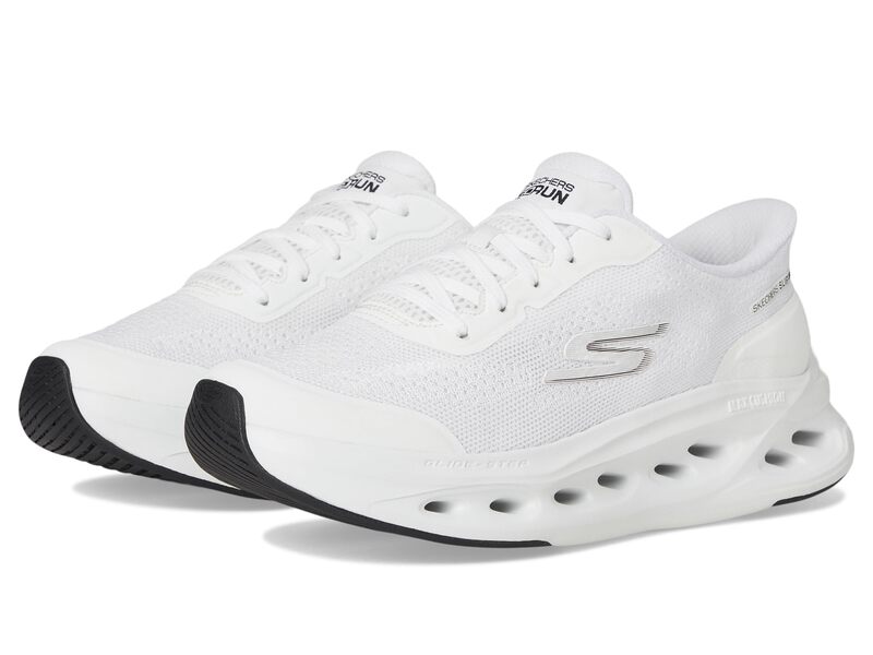 スケッチャーズ レディース シューズ スニーカー SKECHERS Max Cushioninglide Step Hartford Hands Free Slip-Ins White/Black ホワイト 19,595円