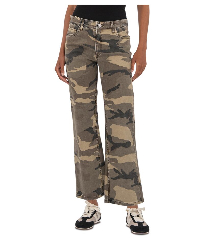カットフロムザクロス レディース ボトムス カジュアルパンツ アンクル KUT from the Kloth Kelsey High-rise Ankle Flare Olive オリーブ