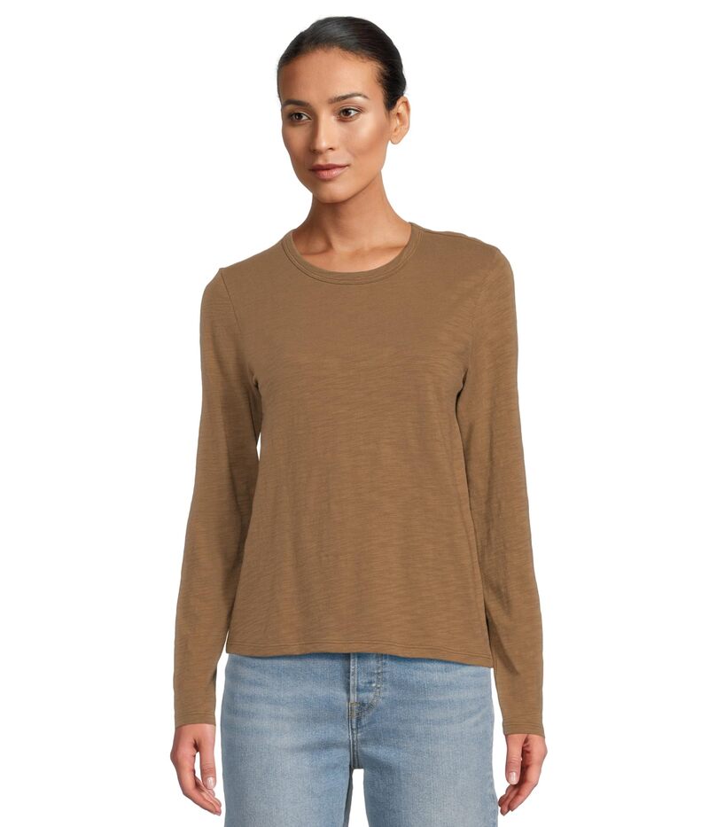 リラピー レディース アウター ニット・セーター クルーネック Lilla P Long Sleeve Crew Neck Truffle｜ReVida 店 8,036円