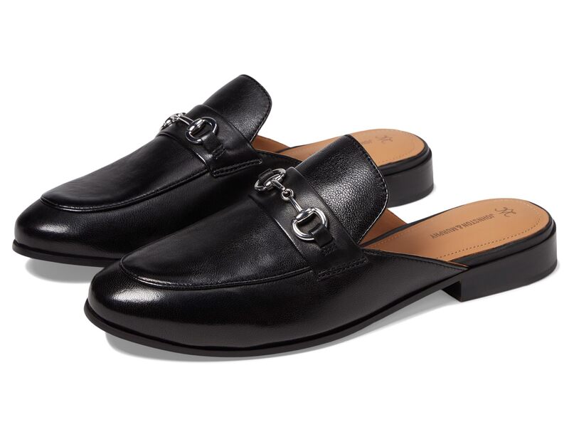ジョンストンアンドマーフィー レディース シューズ スリッポン・ローファー Johnston & Murphy Ali Bit Mule Black ブラック