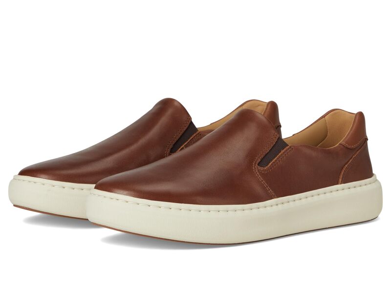 ジョンストンアンドマーフィー メンズ シューズ スニーカー Johnston & Murphy Anderslip-On Tan タン