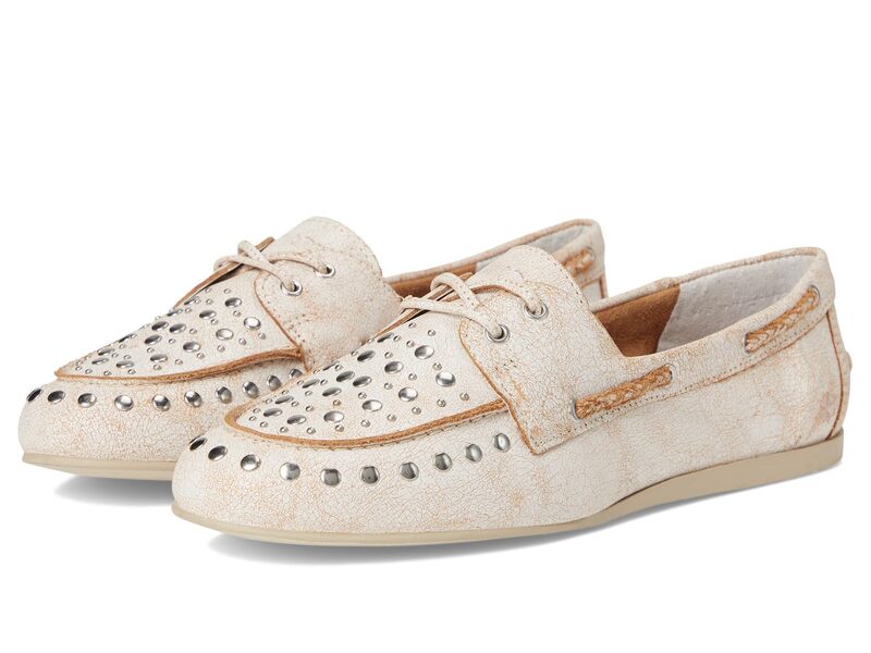 ラッキーブランド レディース シューズ スリッポン・ローファー ミニ Lucky Brand Timini Studded Loafer White ホワイト
