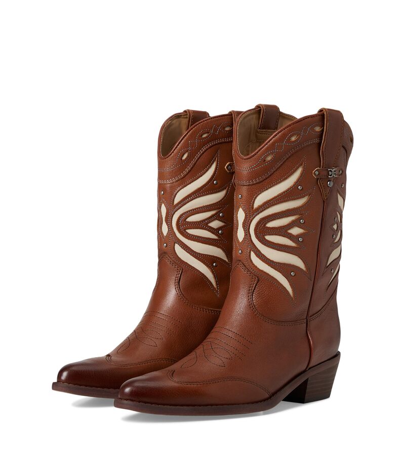 サムエデルマン レディース シューズ 踵 Sam Edelman Rylin Luxe Brown/Cream 皮膚軟化剤