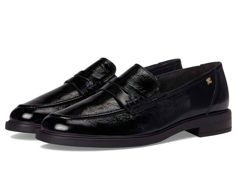 ポール・グリーン レディース シューズ スリッポン・ローファー Paul Green Caroline Loafers Black Glossy Leather ブラック