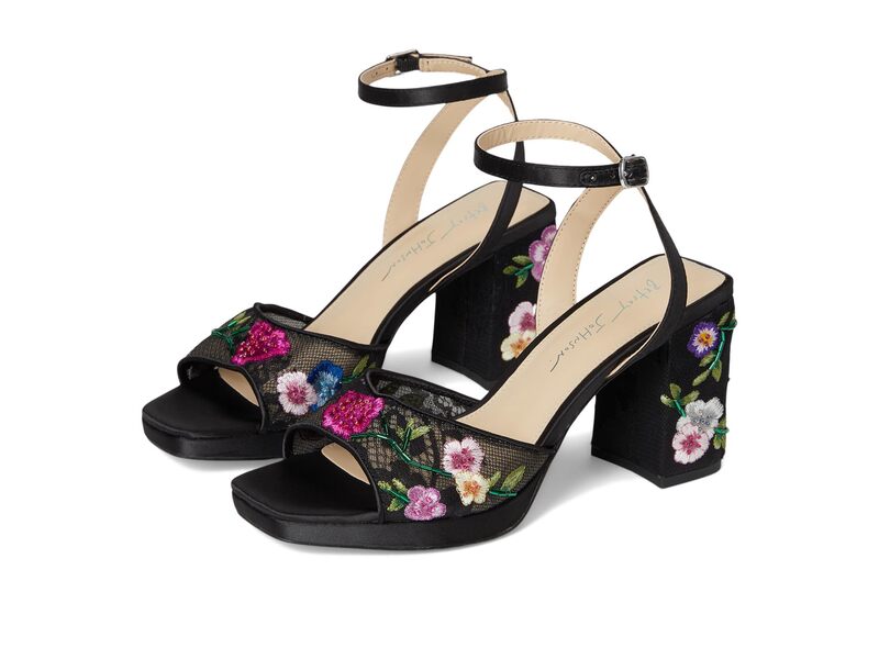 ブルーバイベトシージョンソン レディース シューズ スリッポン・ローファー Blue by Betsey Johnson Kenni Black Multi Floral ブラック
