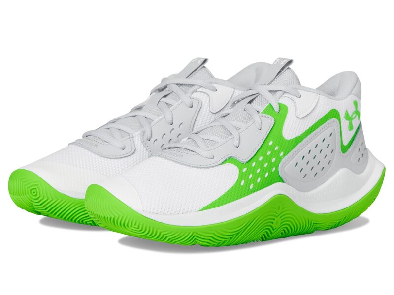 アンダーアーマー メンズ シューズ スニーカー Under Armour JET '23 White/Green Shock/Green Shock ホワイト