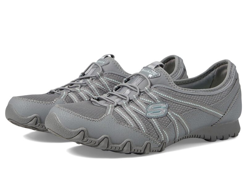 スケッチャーズ レディース シューズ スニーカー SKECHERS Bikers Lite - Relive Gray グレー