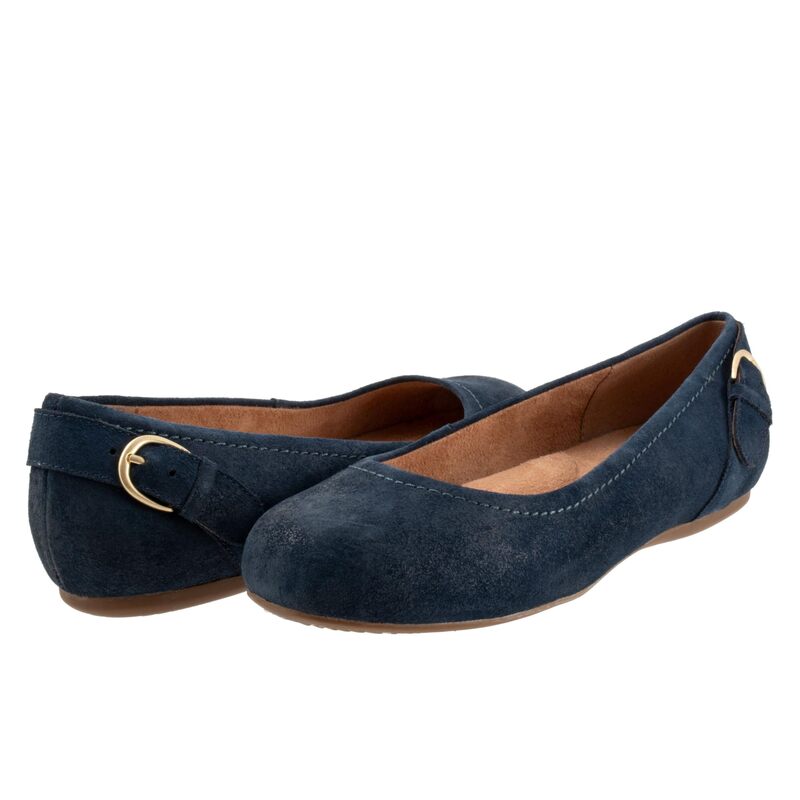 ソフトウォーク レディース アウター ニット・セーター SoftWalk Sydney Navy Suede ネイビー｜ReVida 店