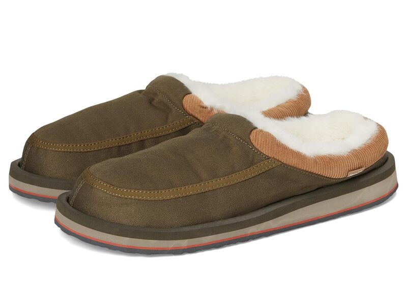サヌーク メンズ シューズ スリッポン・ローファー Sanuk Donny Cozy Dusty Olive オリーブ