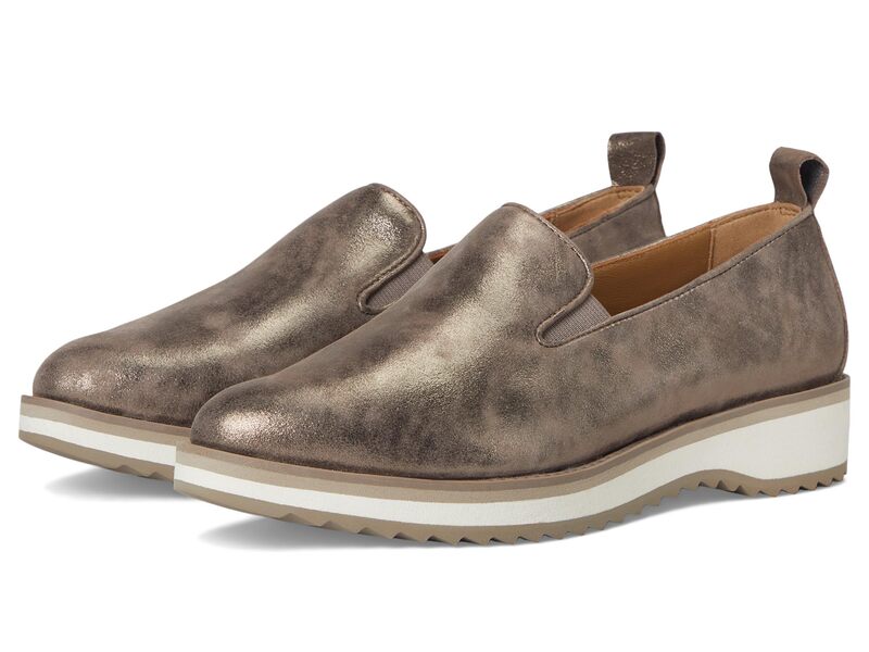 ジョンストンアンドマーフィー レディース シューズ スリッポン・ローファー Johnston & Murphy Ulyssa Slip-On Taupe トープ