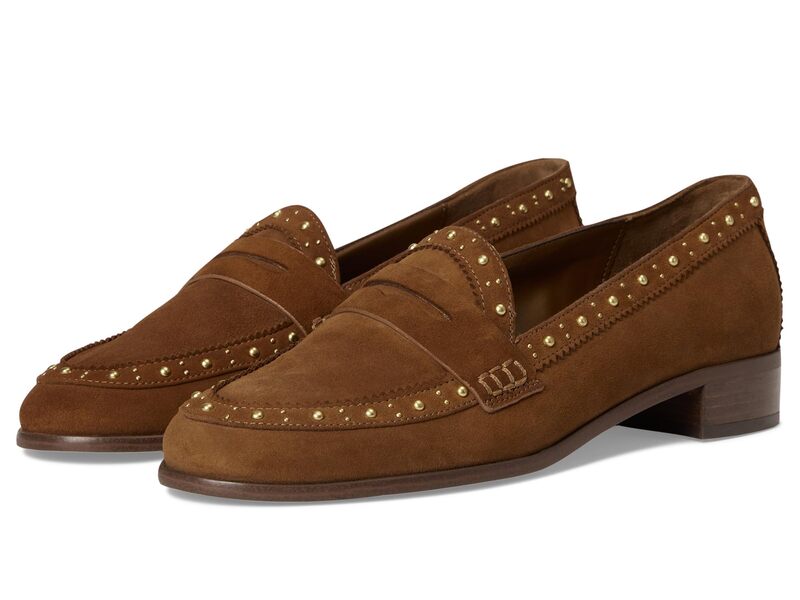 ヴィンスカムート レディース シューズ スリッポン・ローファー Vince Camuto Camdyn Studded Flat Loafer Burnt Sugar レディース靴-ローファー